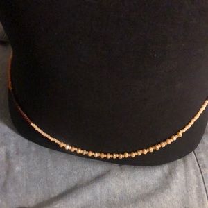 Beige brown orange and cream colored BellyBeads